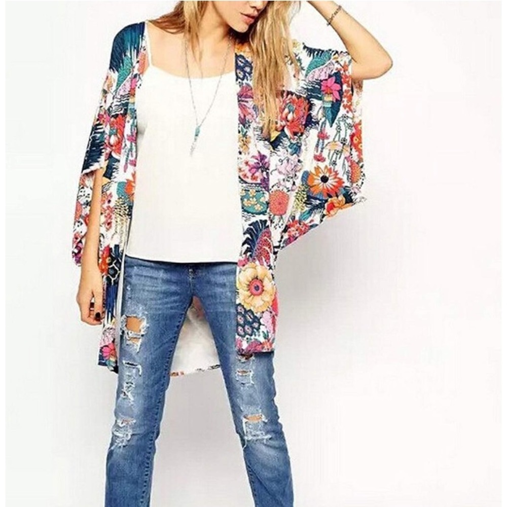 Floral kimono